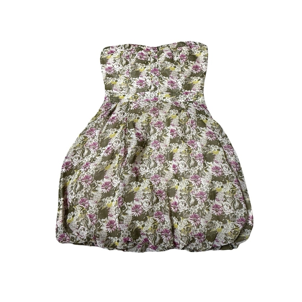 VTG 90s Y2K Forever 21 x Twist strapless bubble mini dress Corset  Back Small